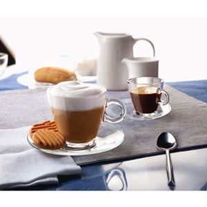 Picture of *EASY BAR TAZZA VETRO CAPPUCCINO 22 cl BRM